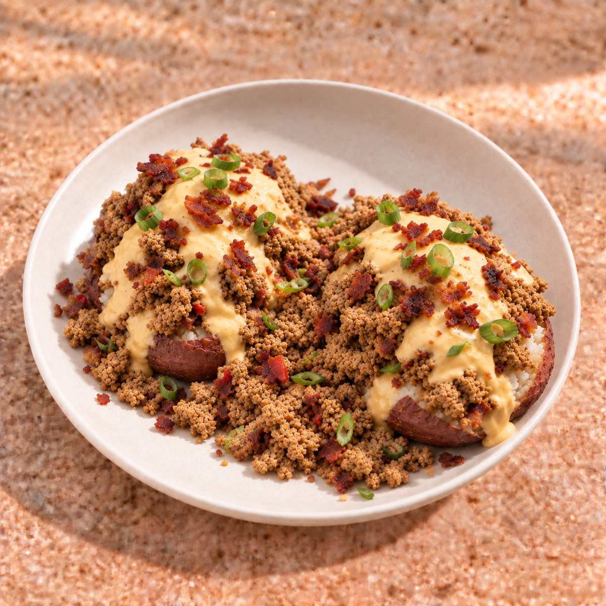 Turkey Loaded Baked Potatoes (Balanced)