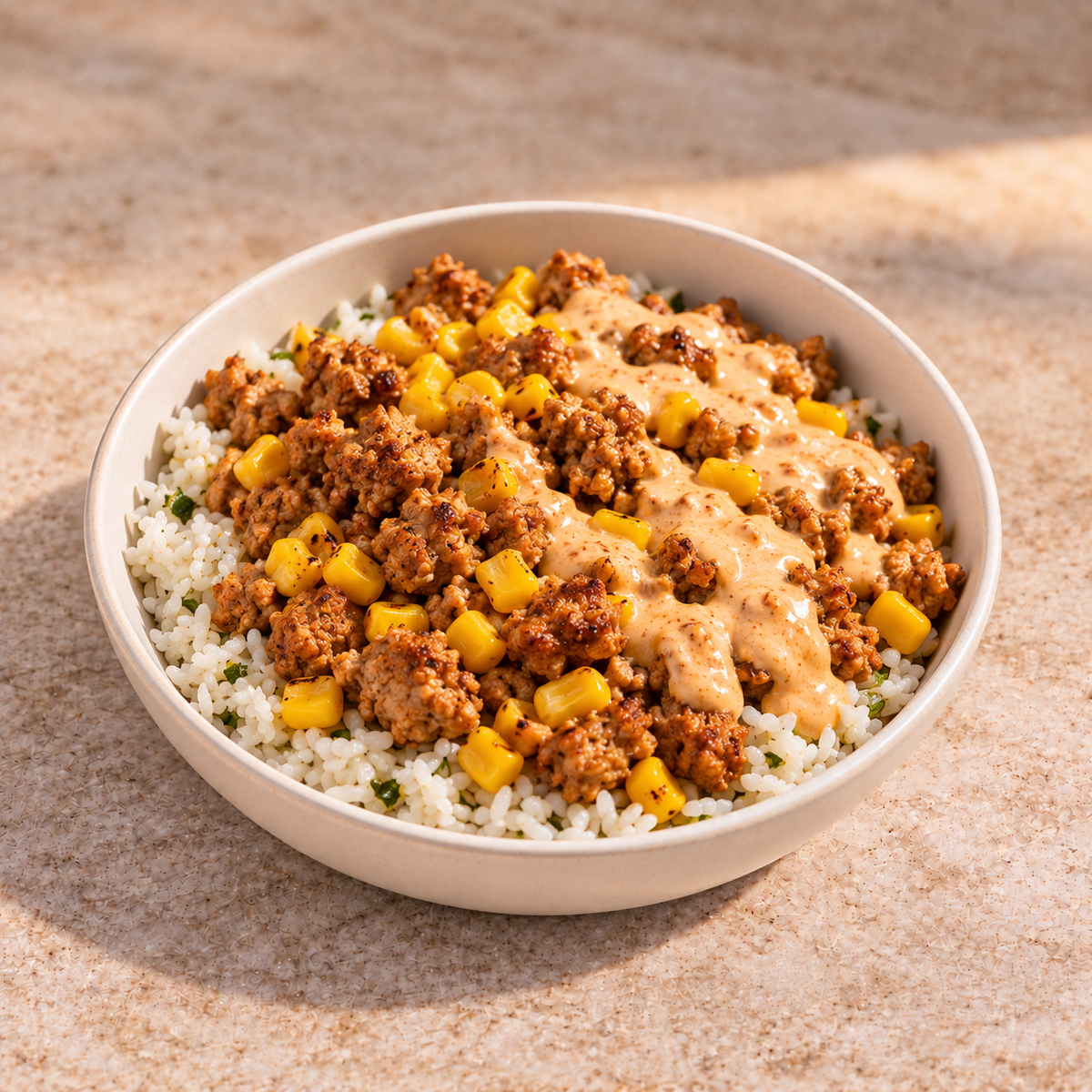 Spicy Turkey & Queso Bowl (Balanced)